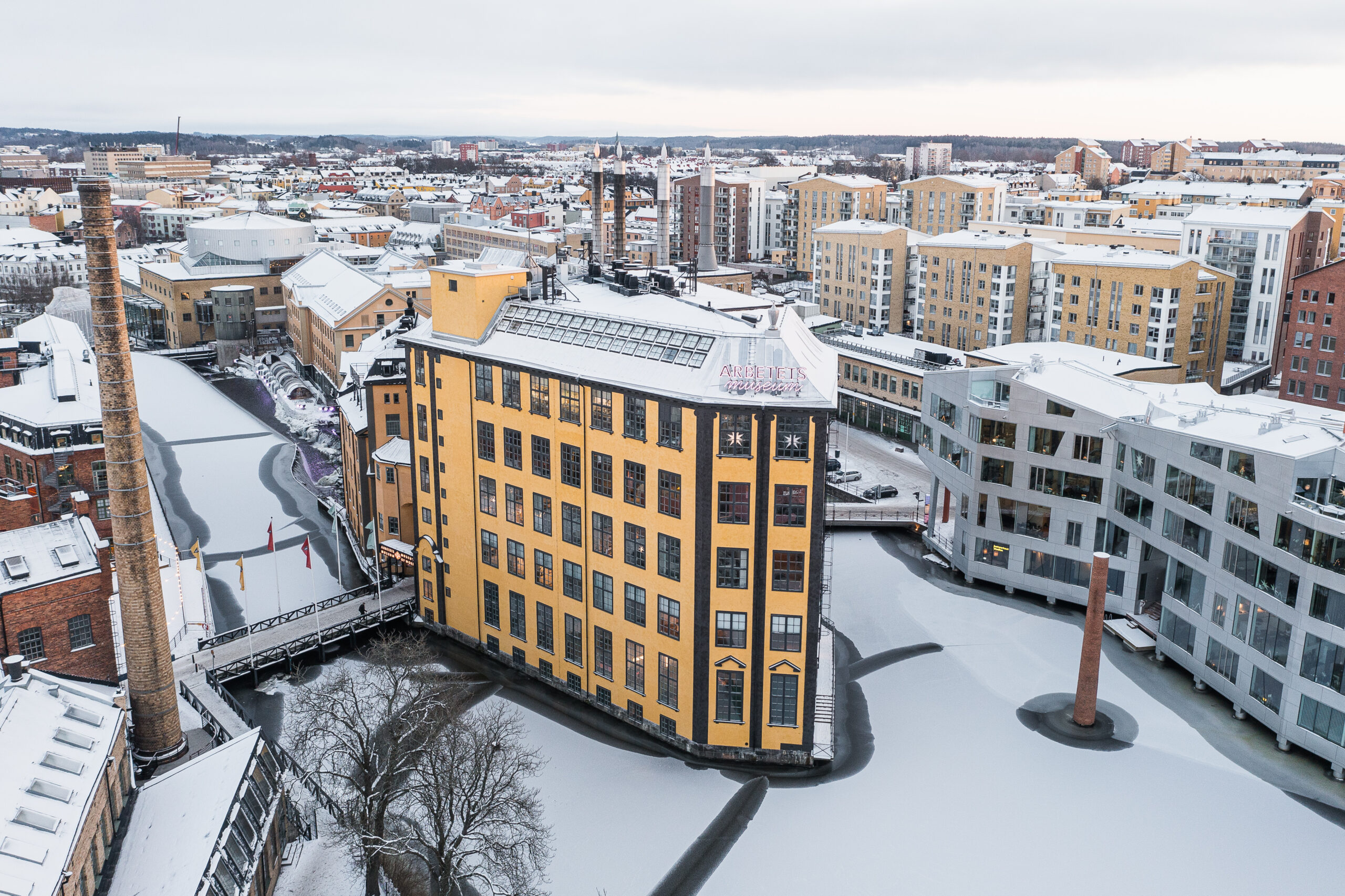 Arbetets museum i vinterskrud